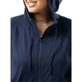 thumbnail image 5 of Athletic Works Women's Plus Lightweight Zip-Up Hoodie Jacket, Size 1X-5X, 5 of 10