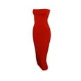 thumbnail image 1 of Robe Crayon Col Bateau pour Femmes Couleur Unie Sans Manches Robe d'Été, 1 of 9