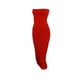 thumbnail image 5 of Vestido de tubo con cuello barco para mujer Vestido de verano sin mangas de color sólido, rojo, M tholdsy AP1097-08B, 5 of 7