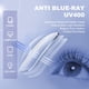 thumbnail image 5 of Gafas de lectura XXZQRYHN Oprah para mujer Blue Light, paquete de 5, 5 of 6