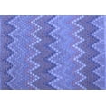thumbnail image 1 of Ahgly Company Machine Washable Indoor Rectangle Southwestern Blue Country Area Rugs, 5' x 7', 1 of 4
