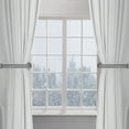 thumbnail image 5 of DODAMOUR 2 Pack Curtain Holdbacks Adhesive, Wall Mounted Curtain Tiebacks No Drill, Metal L Shaped Curtain Hooks for Home Decorative Curtain Decor (Silver), 5 of 6