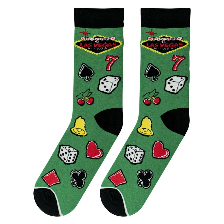 Crazy Socks, Bass Fishing Socks for Men, Funny, Colorful Novelty