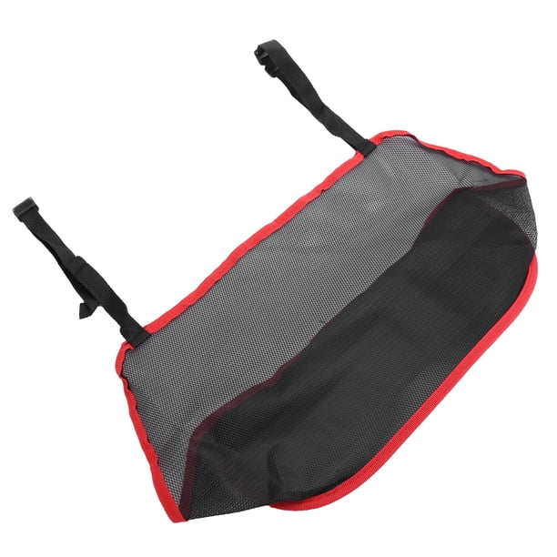 Bolsa organizadora para coche, bolso de bolsillo con red para coche, bolsa de red de almacenamiento para coche, diseño elevado Jadeshay A