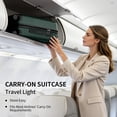 thumbnail image 3 of Zimtown Carry-on Luggage Set 3 Piece Lightweight Suitcase Set with Duffel Bag, PP Hard Shell Suitcase 20" Luggage Sets Spinner Wheels, Green, 3 of 17
