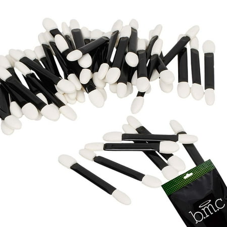 BMC 50 Disposable Dual Sided Sponge Tipped Makeup Eyeshadow Applicator Tool