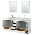 thumbnail image 6 of Wyndham Collection WCS202072DWGCMUNOM24 Deborah 72" Free Standing Double Vanity Set -, 6 of 7