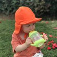 thumbnail image 2 of Tosmy Sun Hat For Toddler Breathable Bucket Kids Sun Solid Color Boys Baby Cap Girls Hat Baby Care Fashion For 4-8 Years, 2 of 3
