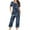 #01, variant on Womens Pajama Sets 2 Piece Loungewear Fashion Floral Nightgowns for Women Casual Comfort Round Neck Short Sleeve Pleated Button Up Blouses Tops and Knee Length Pants with Pockets