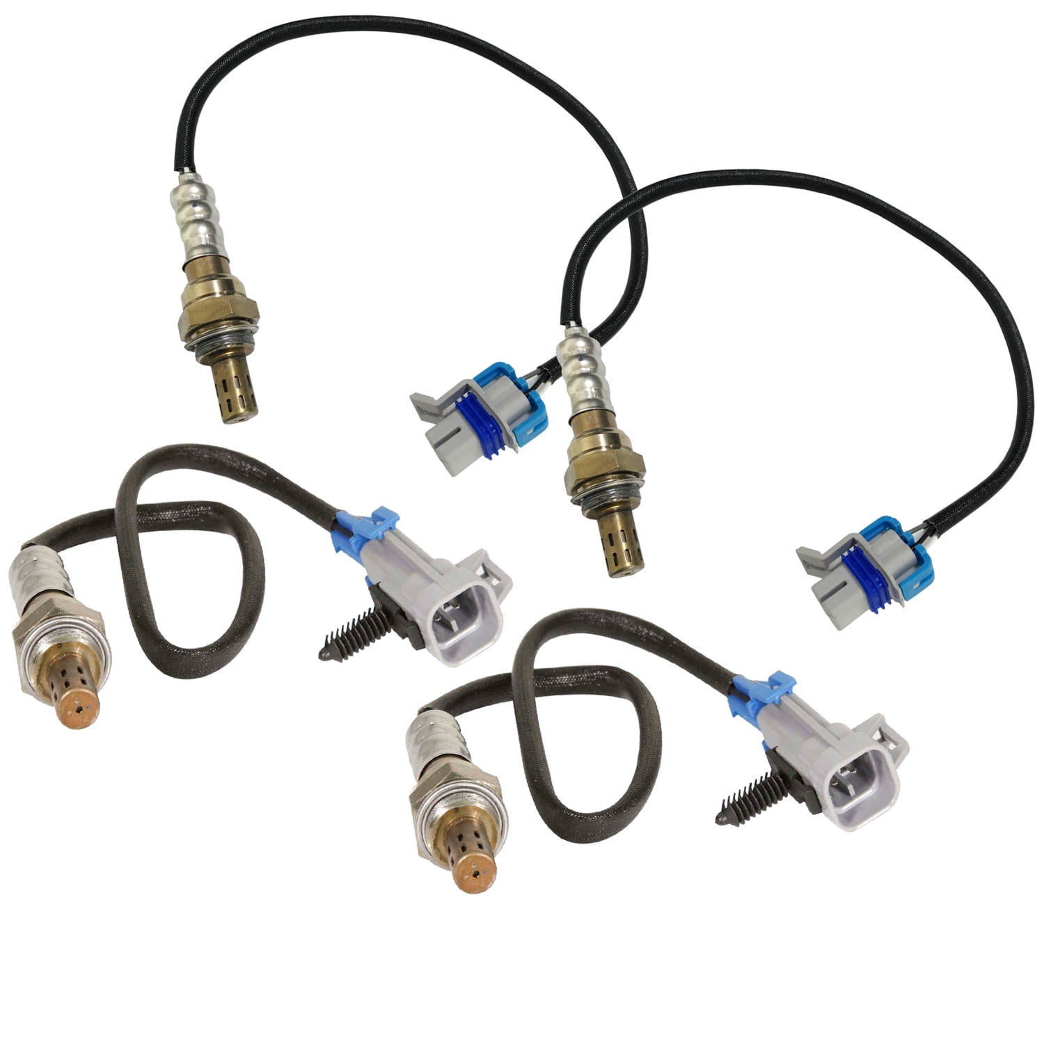Maxfavor 4Pcs Oxygen Sensor for 2008-2013 Chevrolet Silverado 1500 LT, LTZ, WT Upstream Downstream