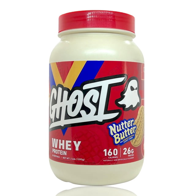 Whey Protein 26 servicios 2 Lbs sabor Nutter Butter Ghost. Ghost GHOSTWHEYNUTTERBUTTER