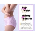 thumbnail image 5 of Hbhpov High Waist Ladies Cotton Briefs Underwear of 5-Pack, Sizes S-3XL, 5 of 7