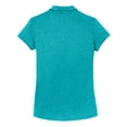 thumbnail image 6 of Ladies Trace Heather Golf Polyester Polo Shirt Tropic Blue Heather X-Large, 6 of 6