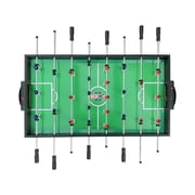 KICK Quad 48″ 4-in-1 Multi Game Table (Brown) - Foosball, Billiards/Pool, Glide Hockey and Table Tennis