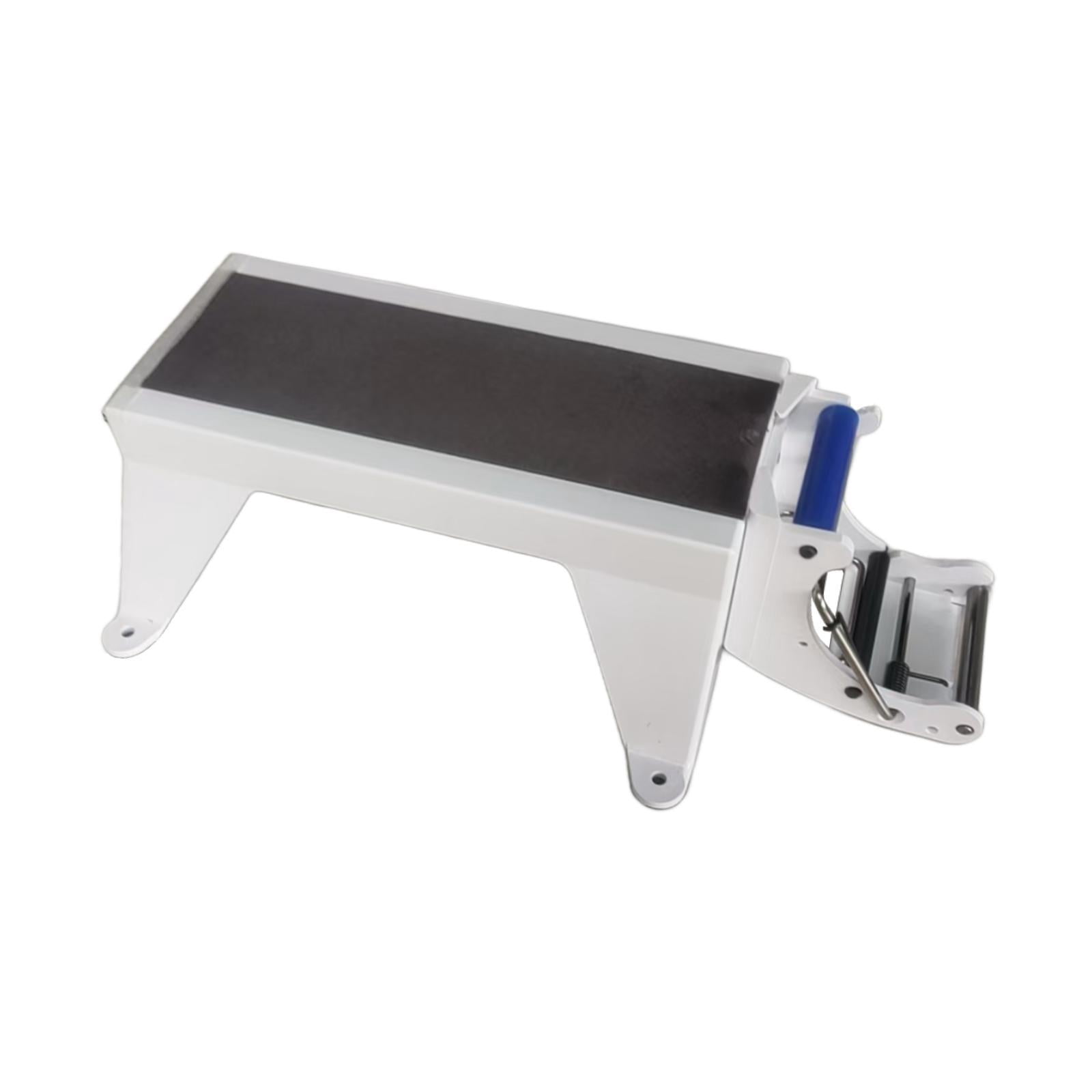 figatia Packing Tape Dispenser Tape Cutter 33.6x19x10cm Compact Built in Serrated Blade Space Saving for Shipping, Carton Accessories White