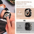 thumbnail image 3 of YSTINNG [2+2]for Apple Watch series7 Case with Screen Protector Hard PC Edge Protector Bumper Cover for iWatch Accessories A311-001, 3 of 4