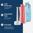 thumbnail image 3 of Bio Bidet Pearl Portable Handheld Travel Bidet, Red and Blue, 3 of 5