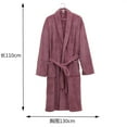 thumbnail image 4 of RQYYD Short Robe for Women, Womens Robes Lightweight, Plush Fluffy Shower Robe, Soft Fuzzy Bath Robe with Pockets, 4 of 7