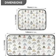 thumbnail image 3 of Christmas Trees Kitchen Mat - Cushioned Anti Fatigue Kitchen Rug Set of 2, Non Slip Waterproof Kitchen Mats for Kitchen, Laundry, Sink, Office 19.7"×27.6"+19.7"×47.2" Home Decor, 3 of 7