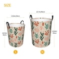 thumbnail image 5 of XMXT Collapsible Laundry Basket, Colorful Cactus Design Polyester Waterproof Laundry Hamper, 62L, 5 of 8