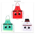 thumbnail image 4 of Christmas Apron Santa- for Merry Christmas Cooking Family- Party-, A White, 4 of 5
