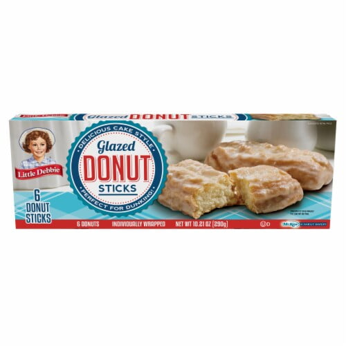 2X - Little Debbie Glazed Donut Sticks-6 ct / 10.21 oz