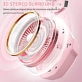 thumbnail image 3 of Auriculares para juegos Ozeino para PC, PS4, PS5, Xbox con sonido 7.1 Pink, 3 of 7