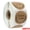 H0254-500PCS, variant on 100-500pcs 1inch Vintage Kraft Paper Handmade With Love Stickers for Package Thank You Stationery Adhesive Labels Baking Seals