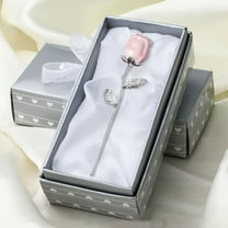 Natural Crystal Rose Decoration, Semi Gemstone Handicraft, Valentine's Day Wedding Gift, Lifelike Design, Durable, Home Decor, Romantic Gift, Crystal Art