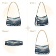 thumbnail image 7 of FORMRS Womens Shoulder Bag with Chain Strap Clutch Purse Cute Tote Handbag, Rolling Waves, 7 of 7