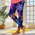 thumbnail image 5 of Ninixx Womens Christmas Funny Printed Leggings High Waisted Stretch Full Length Yoga Pants Holiday Casual Workout Pants, 5 of 9