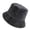 A-Black42, variant on Yuanlong Unisex Washed Denim Bucket Wide Brim Sun Hat Solid Color Classic Minimalist Beach Travel Headwear