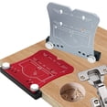 thumbnail image 2 of TFixol 35mm Aluminum Hinge Hole Cutter with Precision Locating Frame for Door Panel Hinge Installation, Silver or Red (Optional), 2 of 6