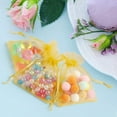 thumbnail image 3 of FACATH 100 Pcs Sacs en Organza Transparents de Qualité Supérieure (Rouge), 3 of 7