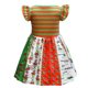 thumbnail image 4 of Grinch Clothes Toddler Girls Grinch Clothes Kids Children's Ball Dress Role Playing Set Dress Party Surprise Dress Girls' Attire Printed Short Sleeve Dress, 4 of 7