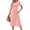 Pink Dots, variant on Summer Dresses for Women Casual Short Sleeve Pleated Dress Flowy Floral Dress with Pockets Flare Midi Sundress