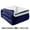 Navy, variant on Moonlight20015 Sherpa Blanket Fluffy Plush Couch & Travel Blanket Reversible Throw Size Navy Color