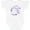 AA-White, variant on Inktastic Lil Sis Unicorn Little Sister Girls Baby Bodysuit