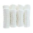 thumbnail image 2 of Miqool 10 Pack Muslin Burp Cloths for Baby - Soft Cotton Baby Washcloths - Absorbent Milk Spit Up Rags - Reusable Diapers for Unisex Boys Girls - White, 2 of 9