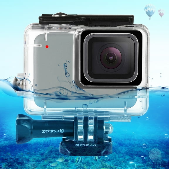 PULUZ 45m Underwater Waterproof Housing Diving Case for GoPro HERO7 Silver / HERO7 White, with &