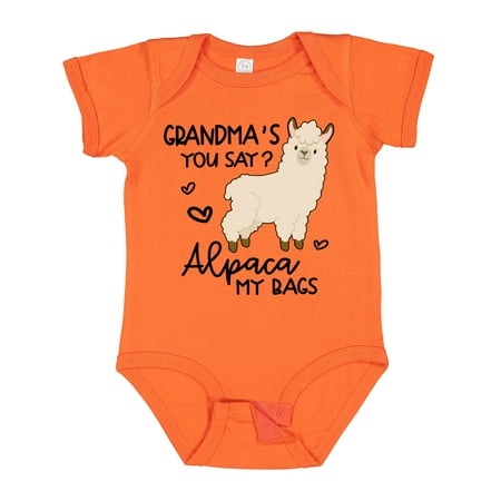

Inktastic Grandma s You Say Alpaca My Bags Boys or Girls Baby Bodysuit