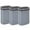 Gray, variant on NiamVelo Kitchen Trash Can with Lid, 13 Gallon Garbage Can Automatic Trash Can for Bedroom Bathroom Home Office,Blue