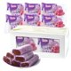 thumbnail image 1 of Mochi Rice Cake, Purple Sweet Potato Flavor Asian Pastry Traditional Snack and Food Soft & Sweet Mochi Individually Packaging Dessert 360g/12.69oz (Pack of 6), 1 of 5