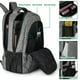 thumbnail image 3 of Mochila MATEIN para portátil de viaje, antirrobo, 15,6 pulgadas, puerto USB, gris, 3 of 9