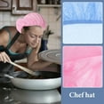 thumbnail image 4 of 4pcs Chef Hats Kitchen Work Hat Food Factory Worker Hats Elastic Chef Hats Food Service Hats, 4 of 7