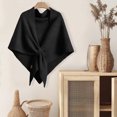 thumbnail image 2 of Rdhnmea Women's Knitted Shawls and Wraps Cardigan Cape Shoulder Triangle Poncho Top Sweater Shawl Scarf Spring Fall Shawl Wraps, 2 of 6