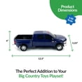 thumbnail image 3 of Big Country Toys Realistic Ram 3500 Mega Cab Dually Truck Toy & Trailer Hitch, 1:20 Scale Farm Toys for 3 Year Old Boys, 3 of 5