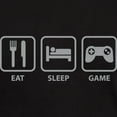 thumbnail image 3 of CafePress - Eat Sleep Game Dark T Shirt - Men's Classic Graphic Cotton T-Shirt, 3 of 4