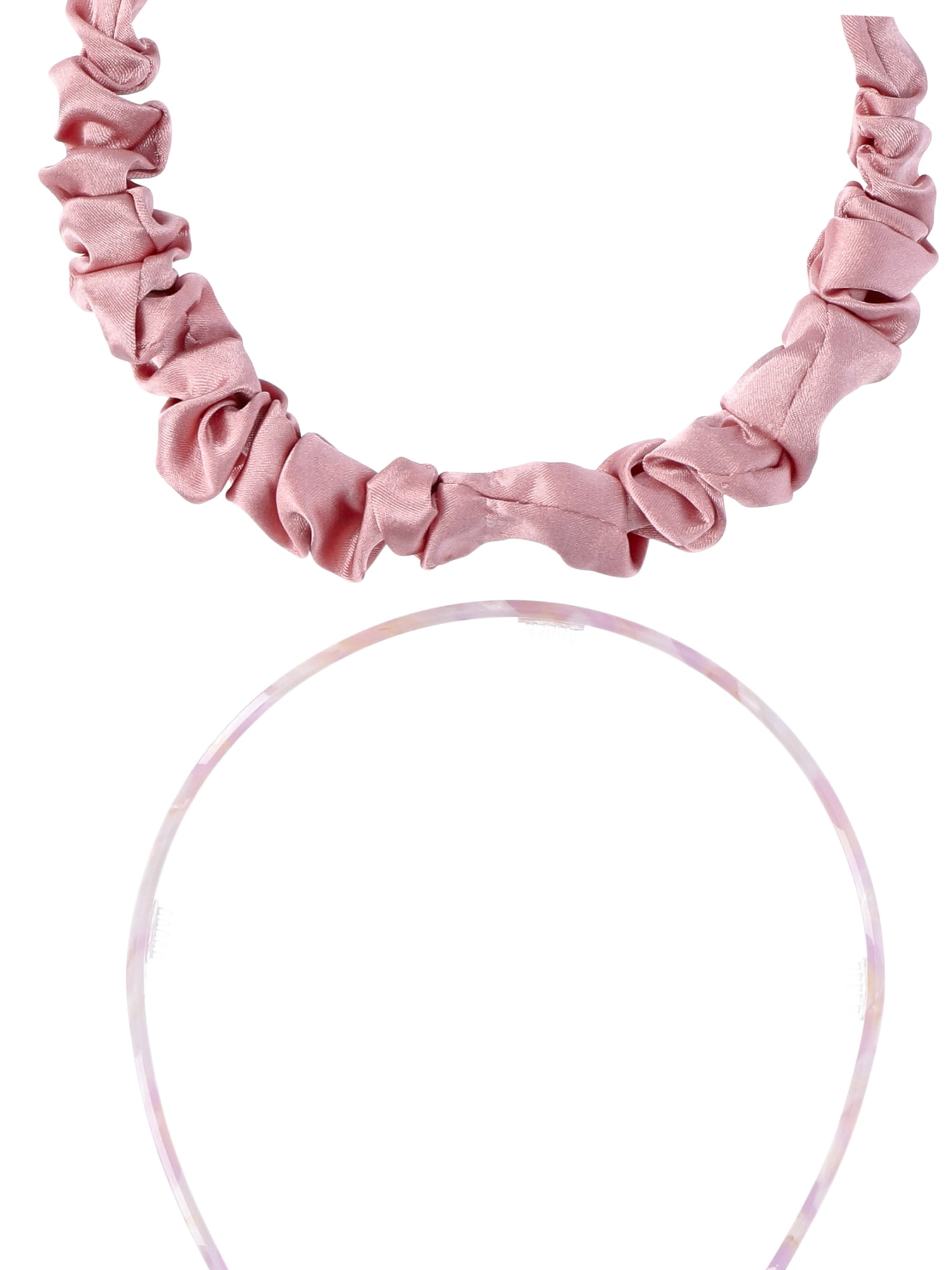 Time and Tru Women's Headband, 2 Pack, Blush