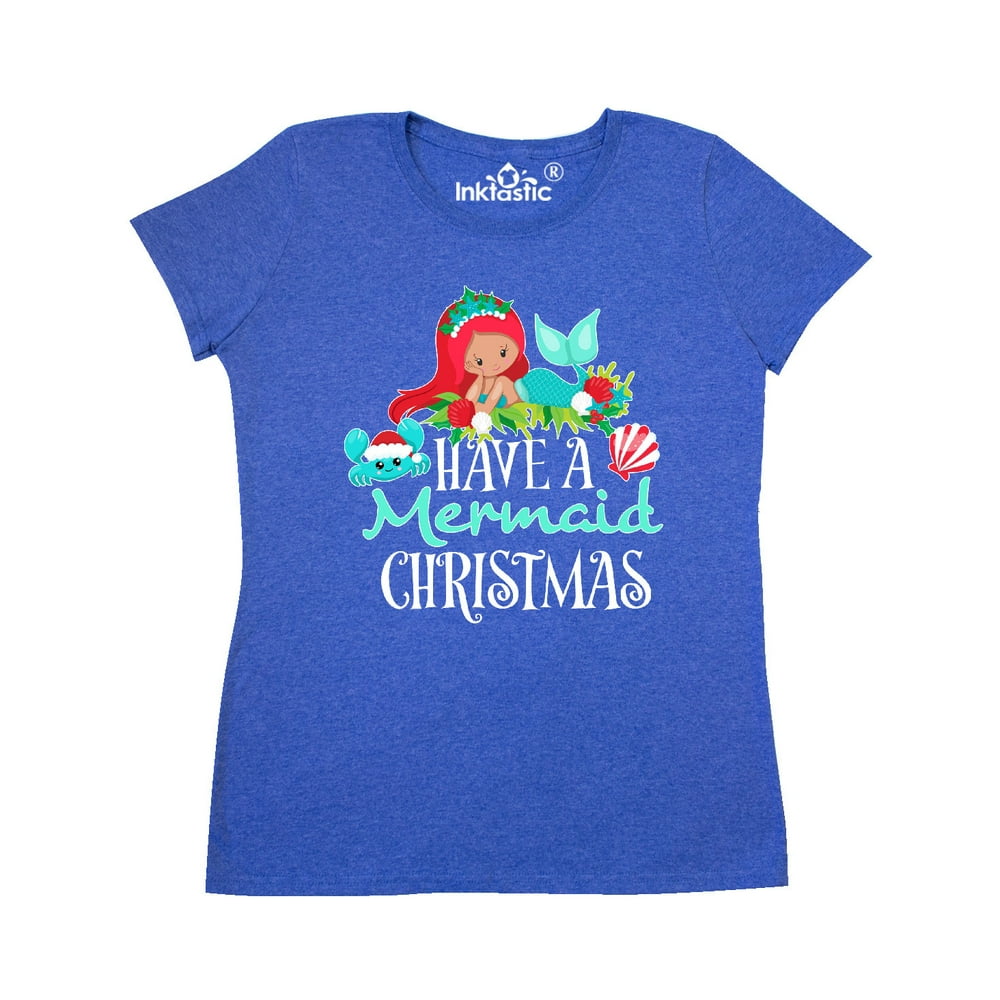 christmas mermaid shirt